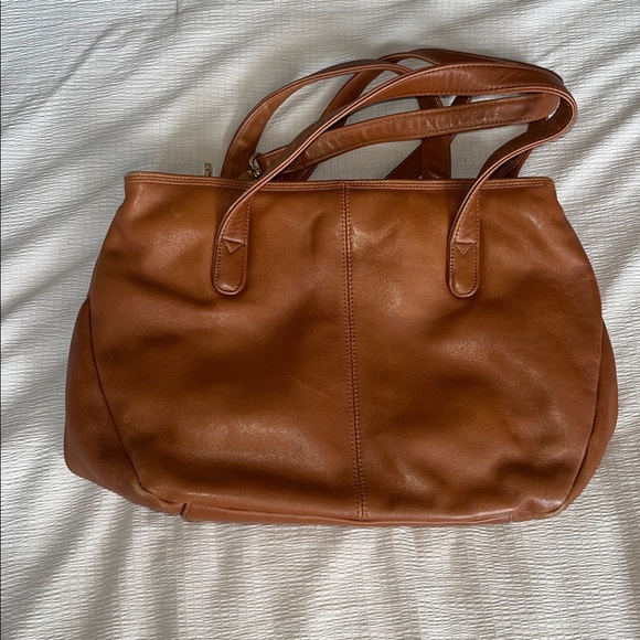 Liz Claiborne Leather Handbag Detachable Crossbody strap - Picture 4 of 9